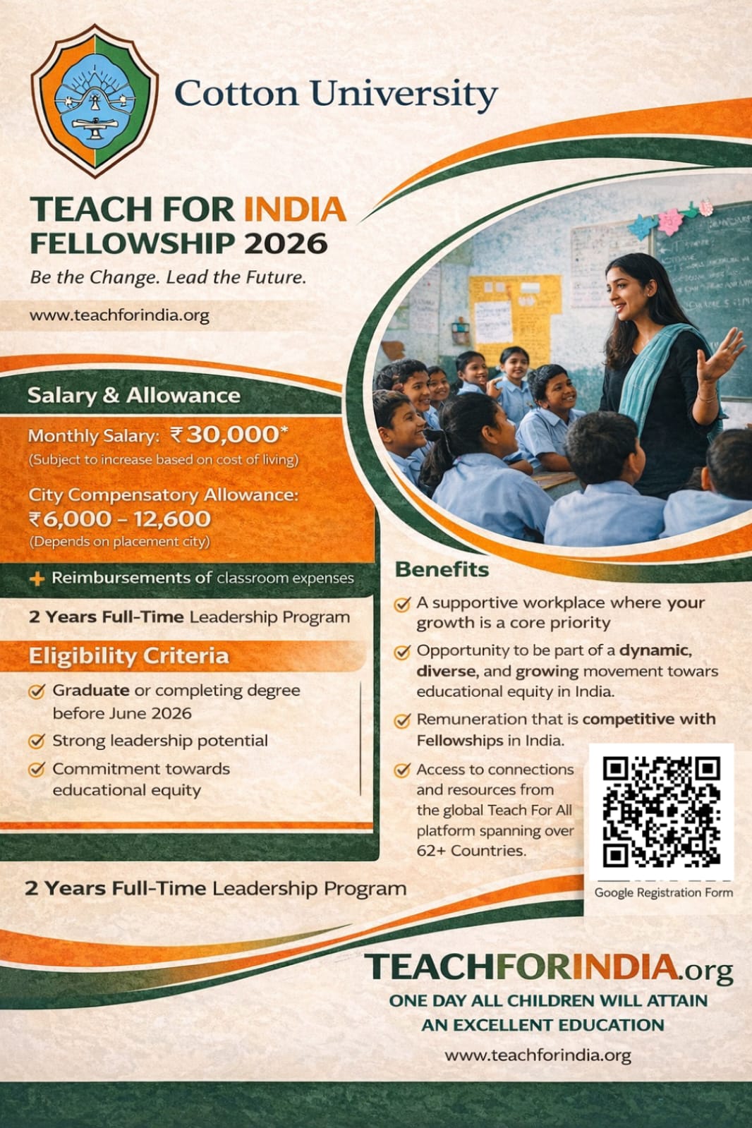 Teach For India Fellowship 2026