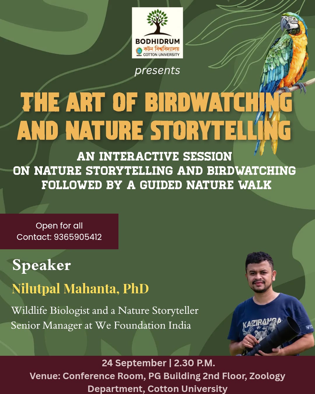 The Art of Birdwatching and Nature Storytelling